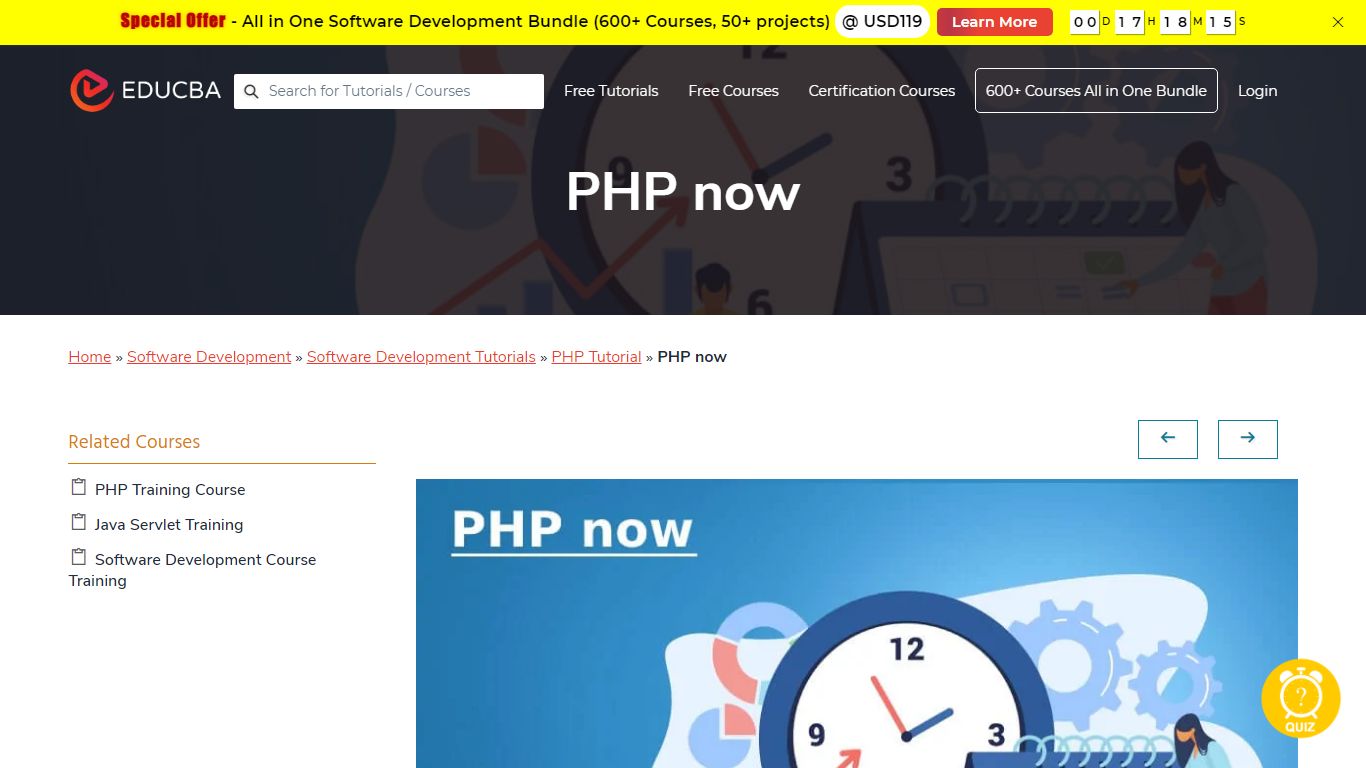 PHP now | How does now() Function work in PHP with Examples - EDUCBA